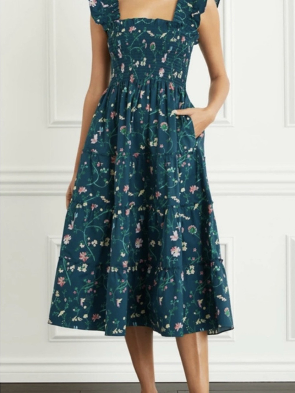 Hill House Home Ellie Nap Dress in Moody Floral